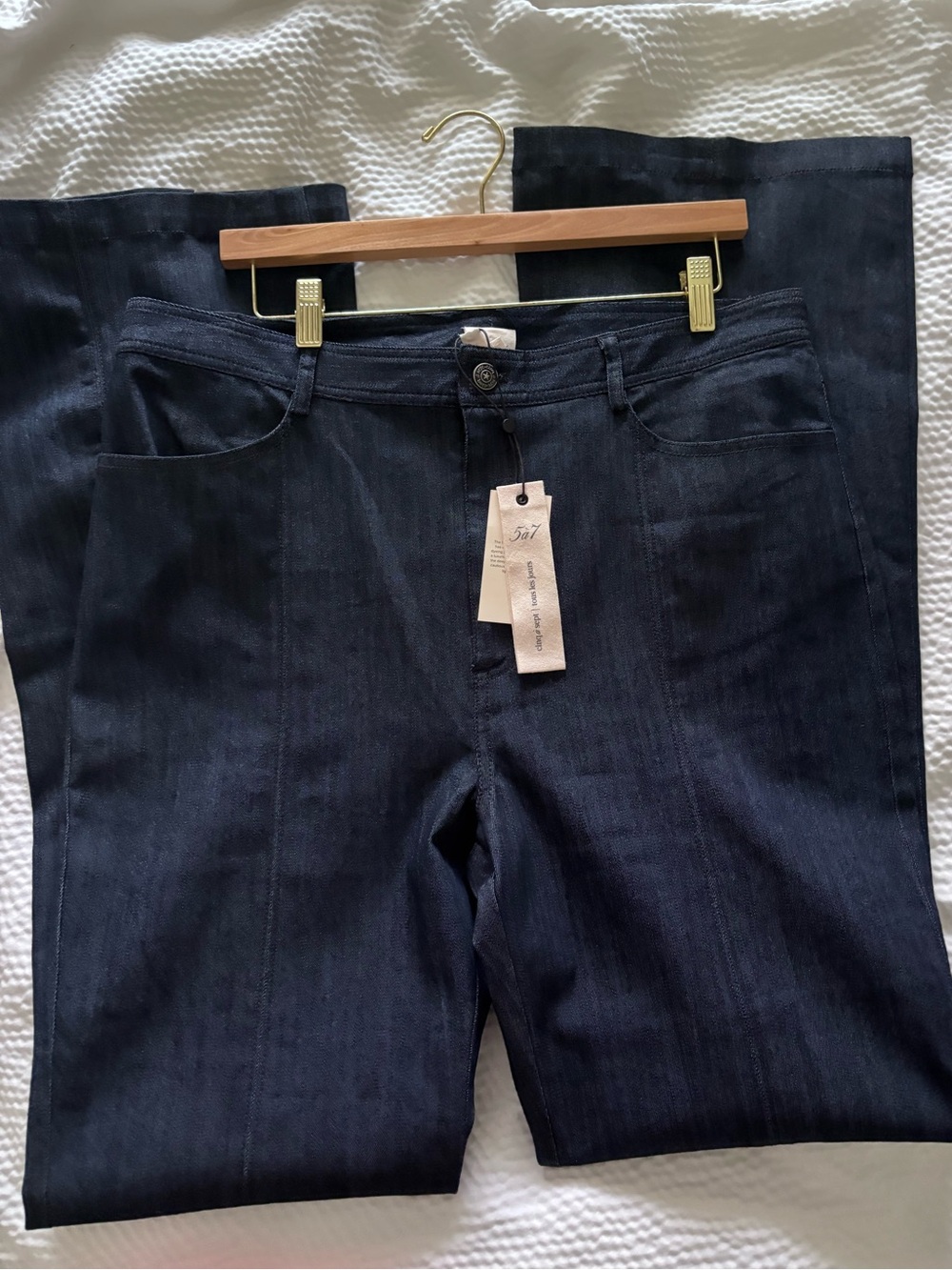 Cinq a Sept Shanis Flared Slit Jeans - Picture 6 of 15
